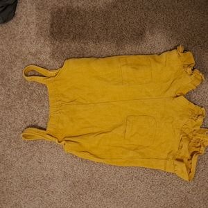 Primark 9m yellow baby girl romper